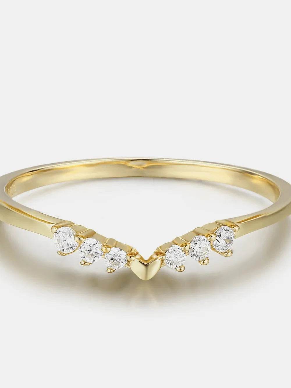 925 Sterling Silver Inland Zircon Ring - Swiss Jewellers