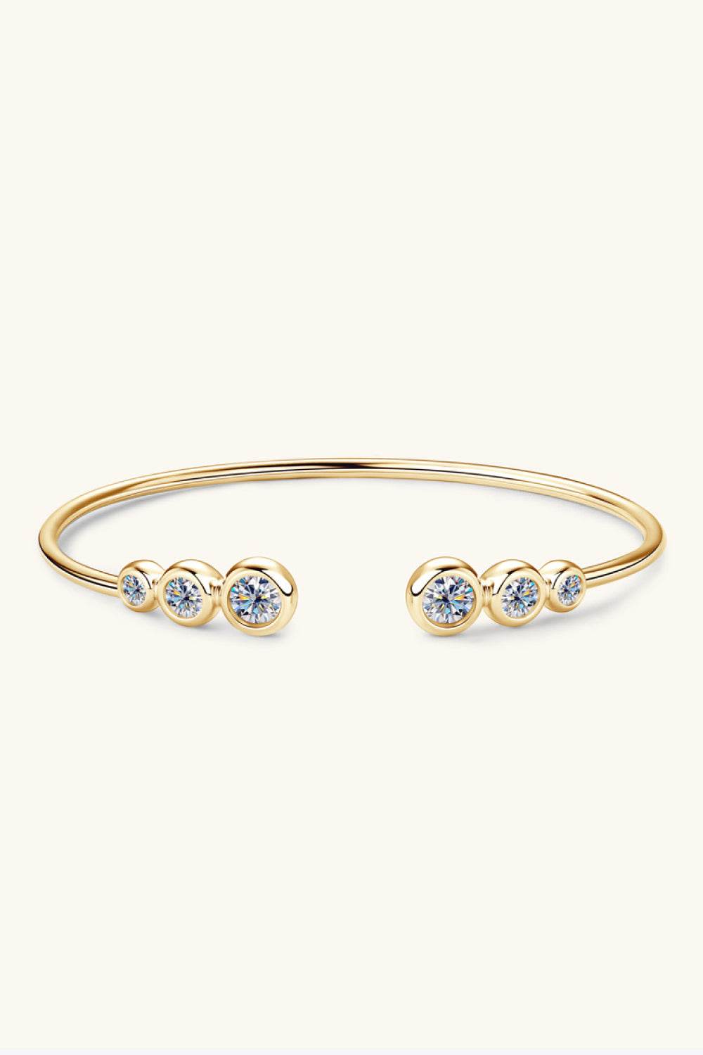 1.8 Carat Moissanite 925 Sterling Silver Bracelet - Swiss Jewellers