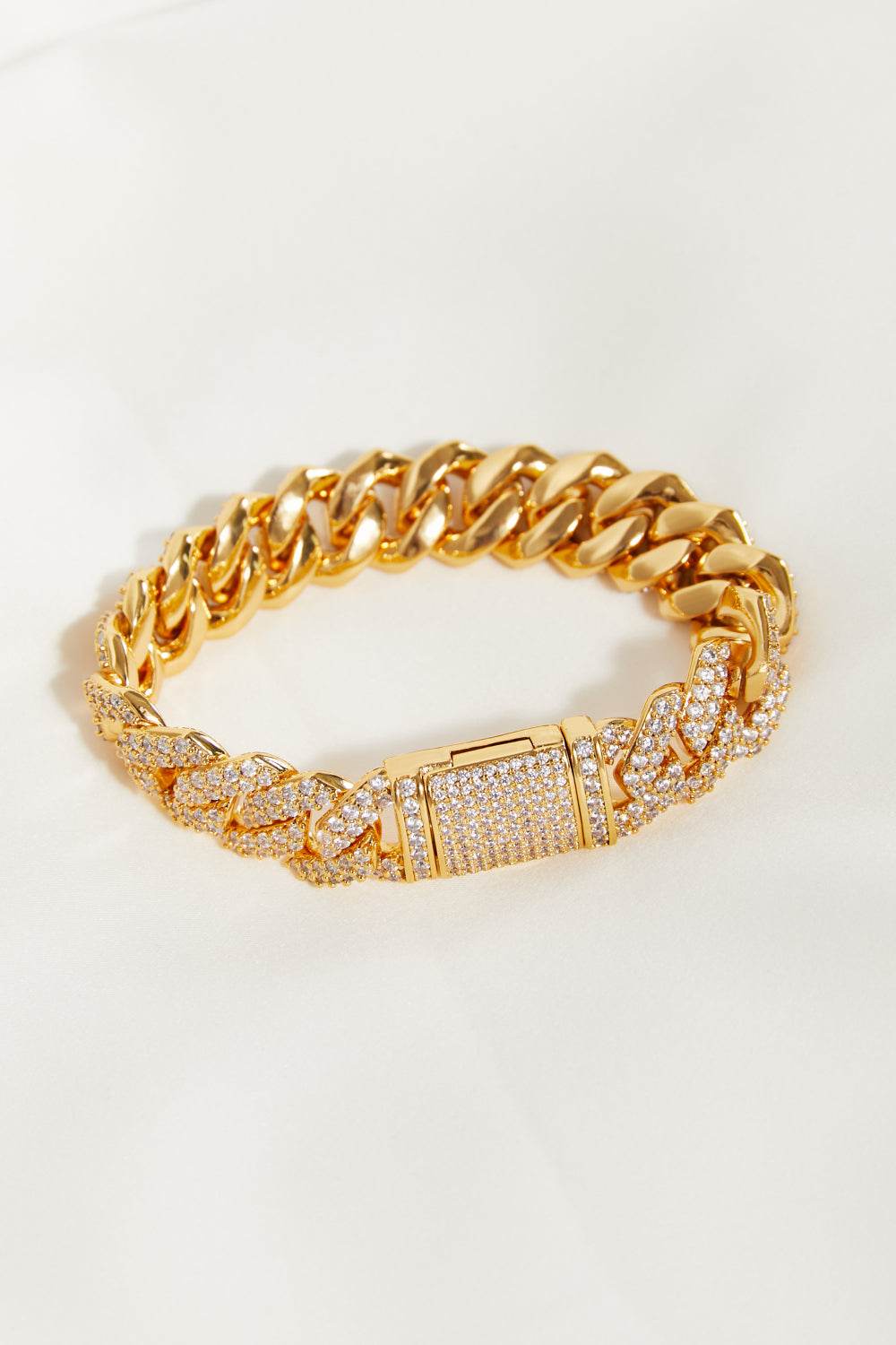 Alloy Inlaid Zircon Bracelet - Swiss Jewellers