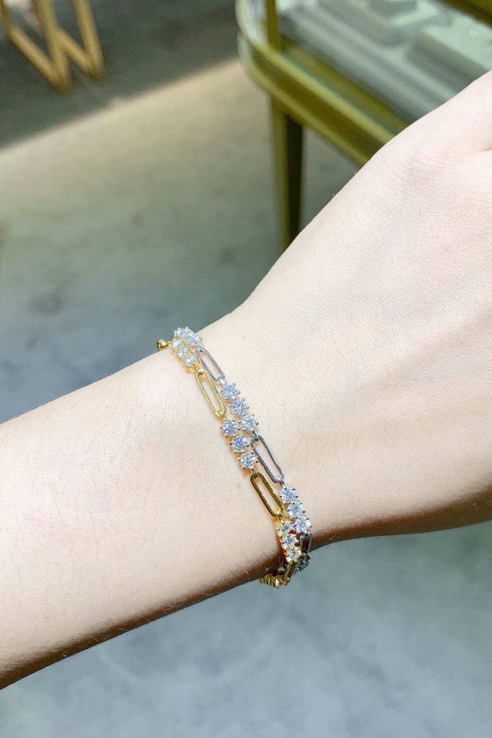1.8 Carat Moissanite 925 Sterling Silver Bracelet - Swiss Jewellers