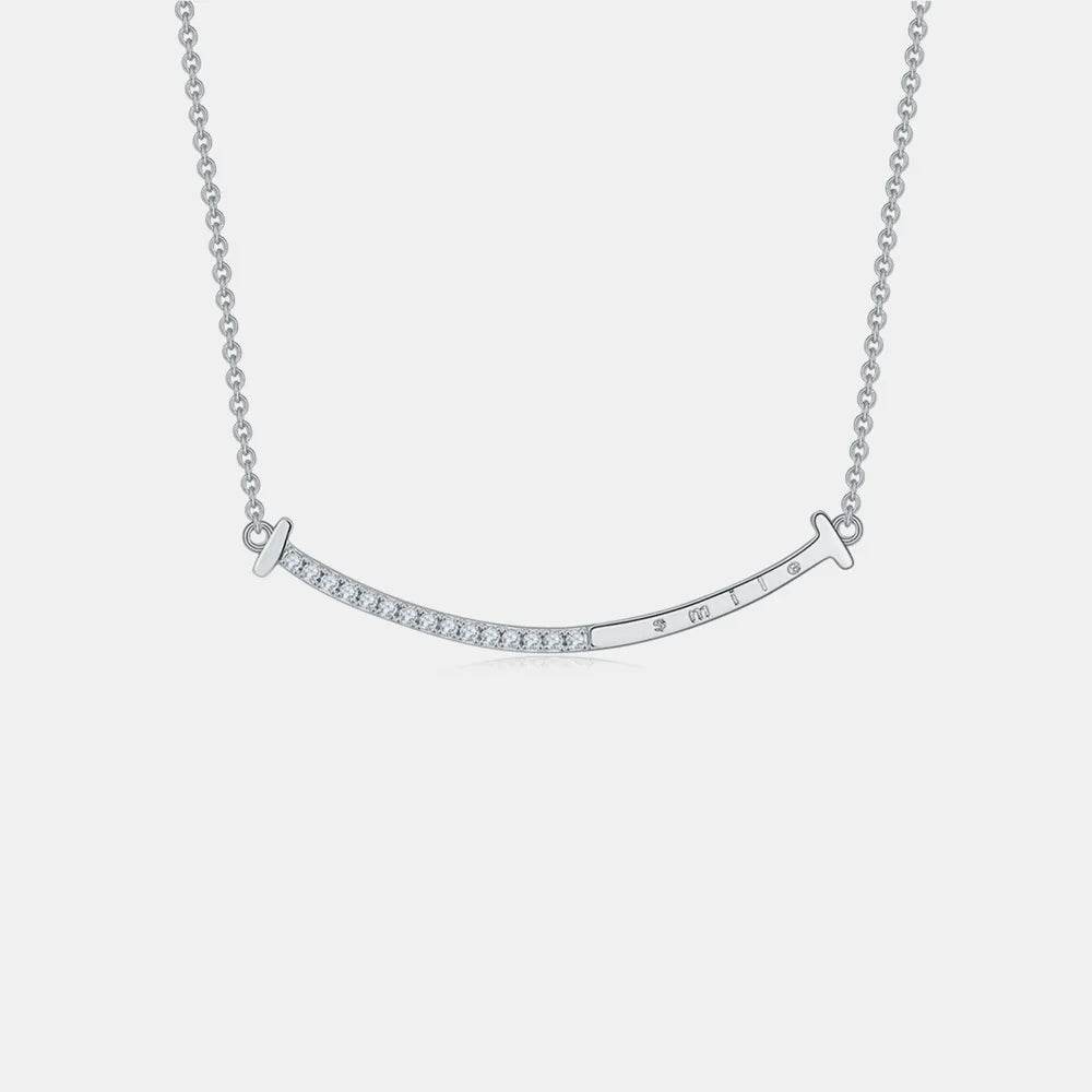 Moissanite 925 Sterling Silver Necklace - Swiss Jewellers