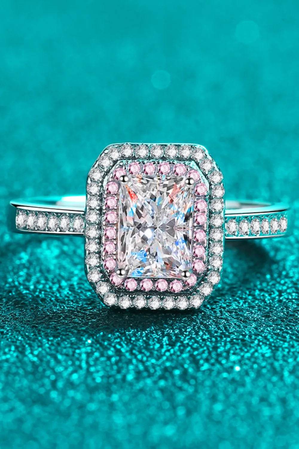 1 Carat Moissanite 925 Sterling Silver Ring - Swiss Jewellers