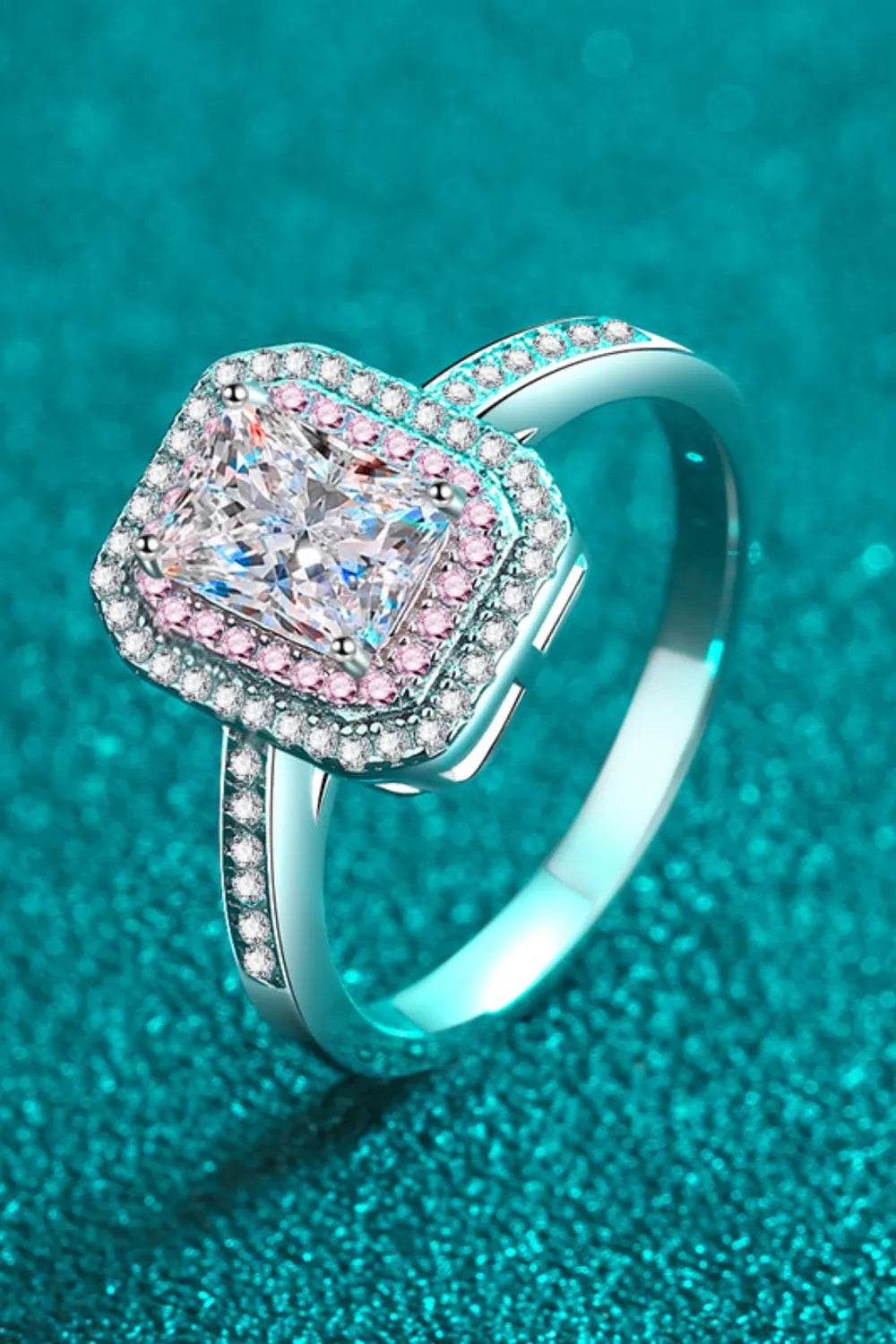 1 Carat Moissanite 925 Sterling Silver Ring - Swiss Jewellers