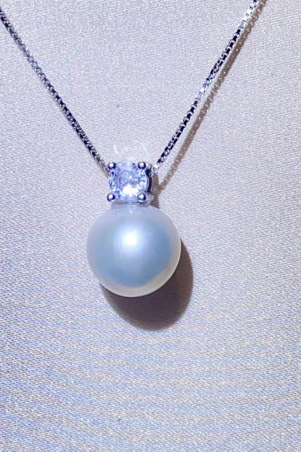 Freshwater Pearl 925 Sterling Silver Necklace - Swiss Jewellers
