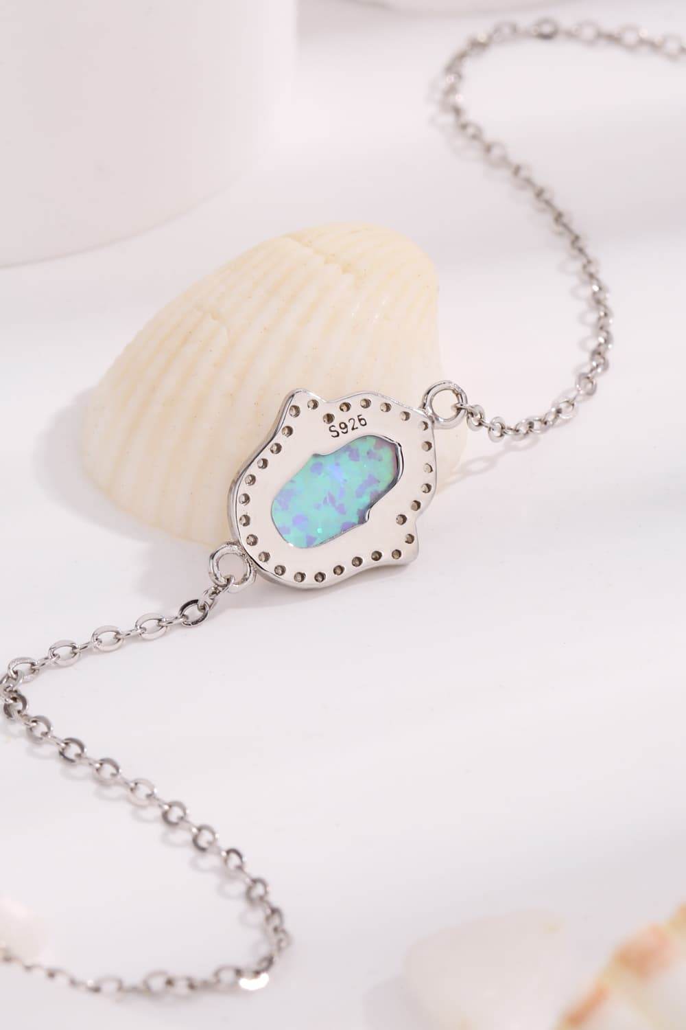 Opal 925 Sterling Silver Bracelet - Swiss Jewellers