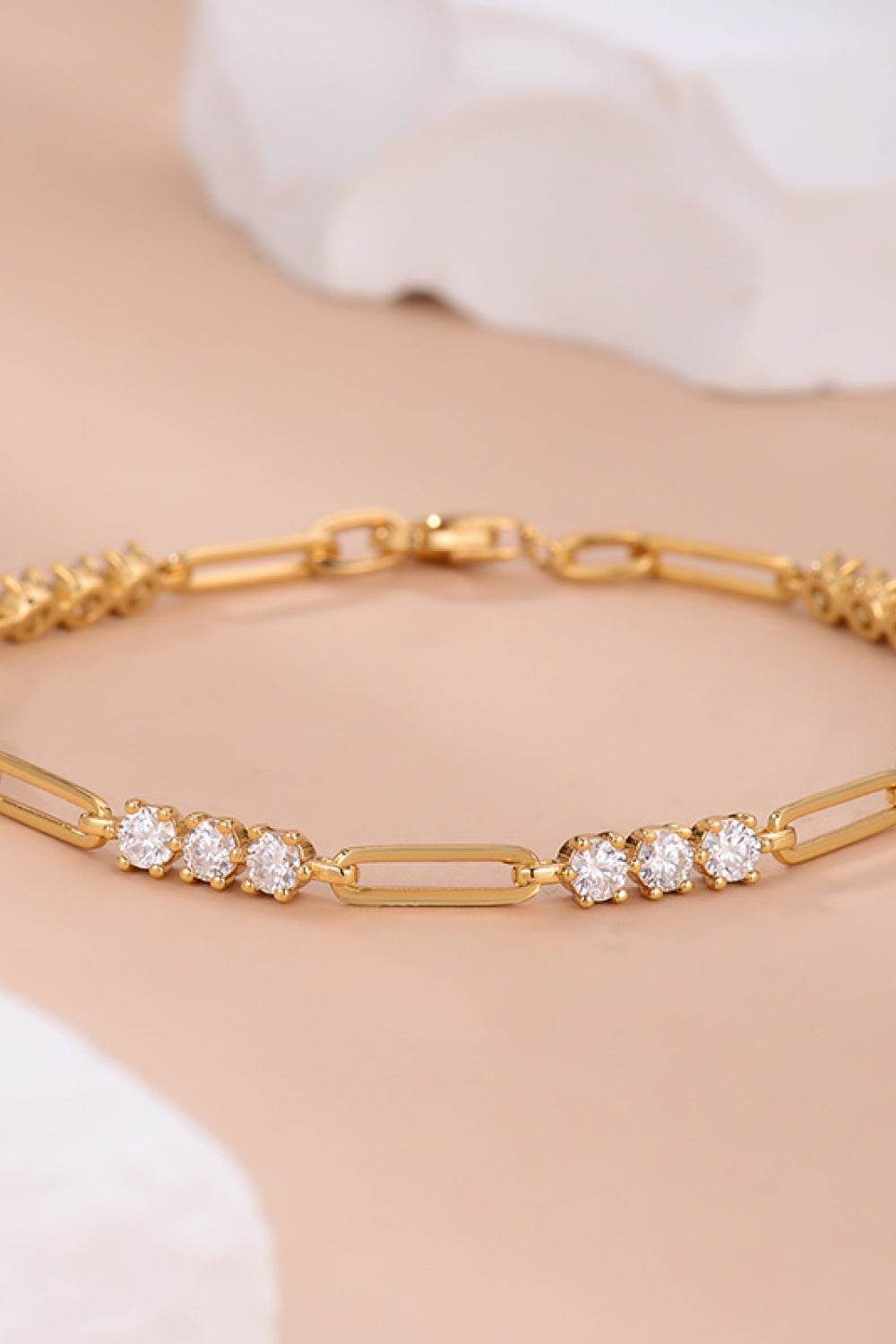 1.8 Carat Moissanite 925 Sterling Silver Bracelet - Swiss Jewellers
