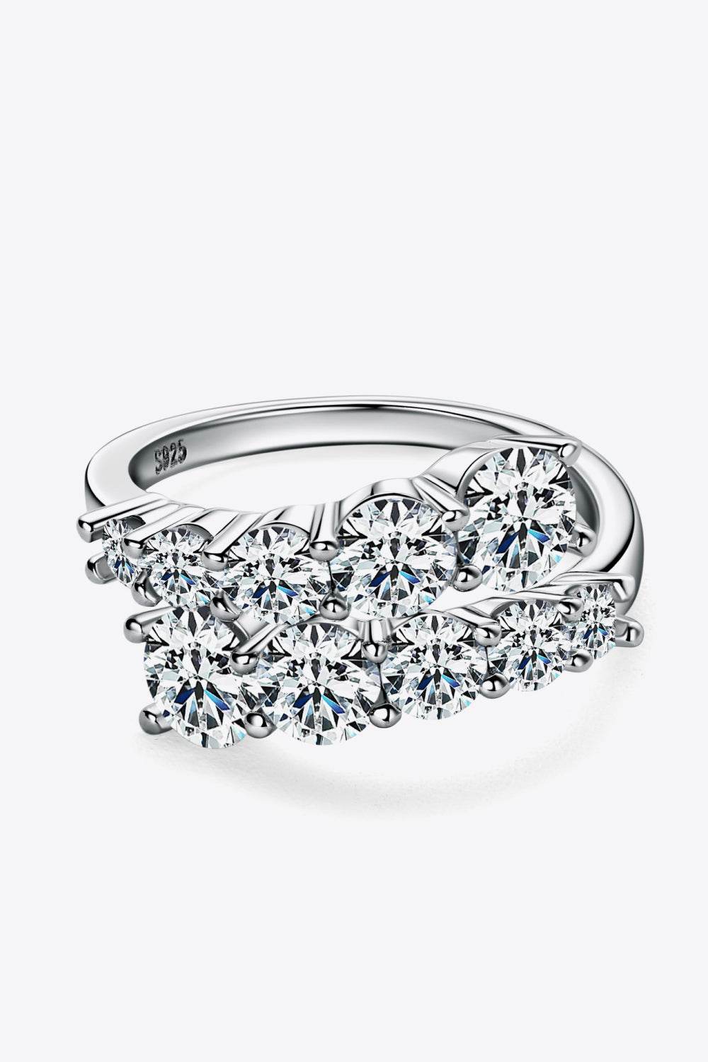 Adored Moissanite 925 Sterling Silver Ring - Swiss Jewellers