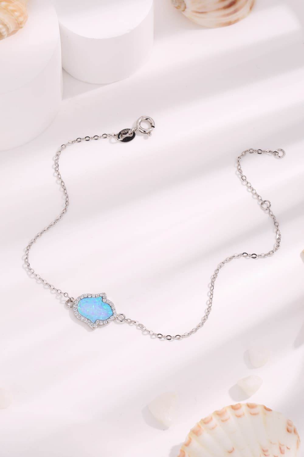 Opal 925 Sterling Silver Bracelet - Swiss Jewellers