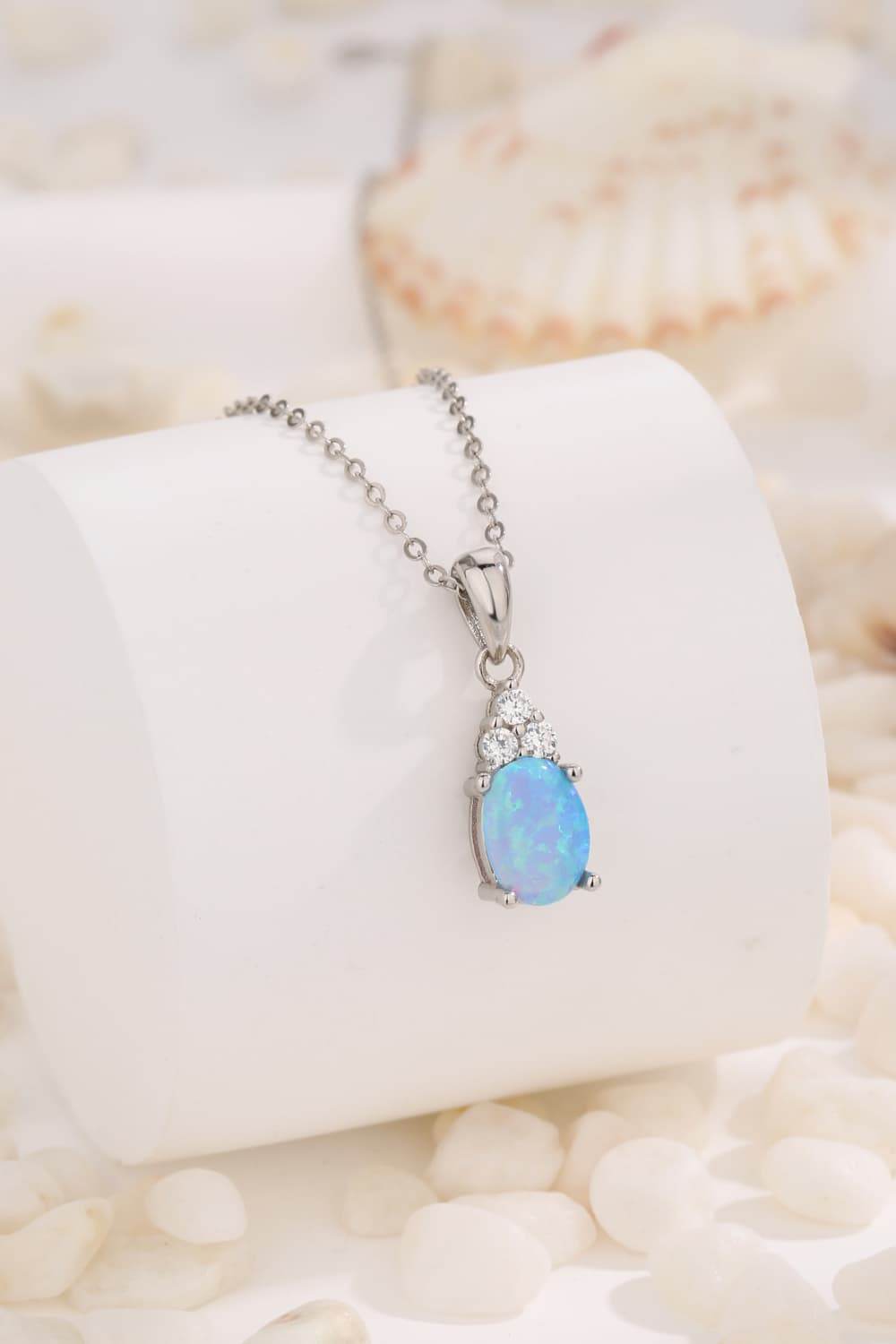 Find Your Center Opal Pendant Necklace - Swiss Jewellers