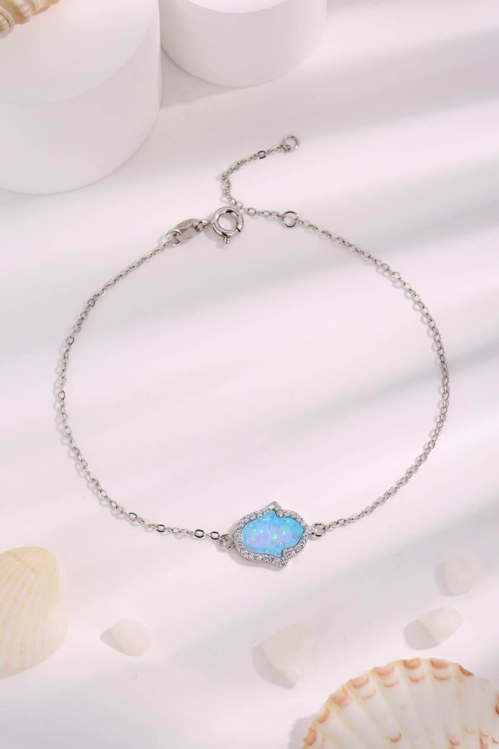 Opal 925 Sterling Silver Bracelet - Swiss Jewellers