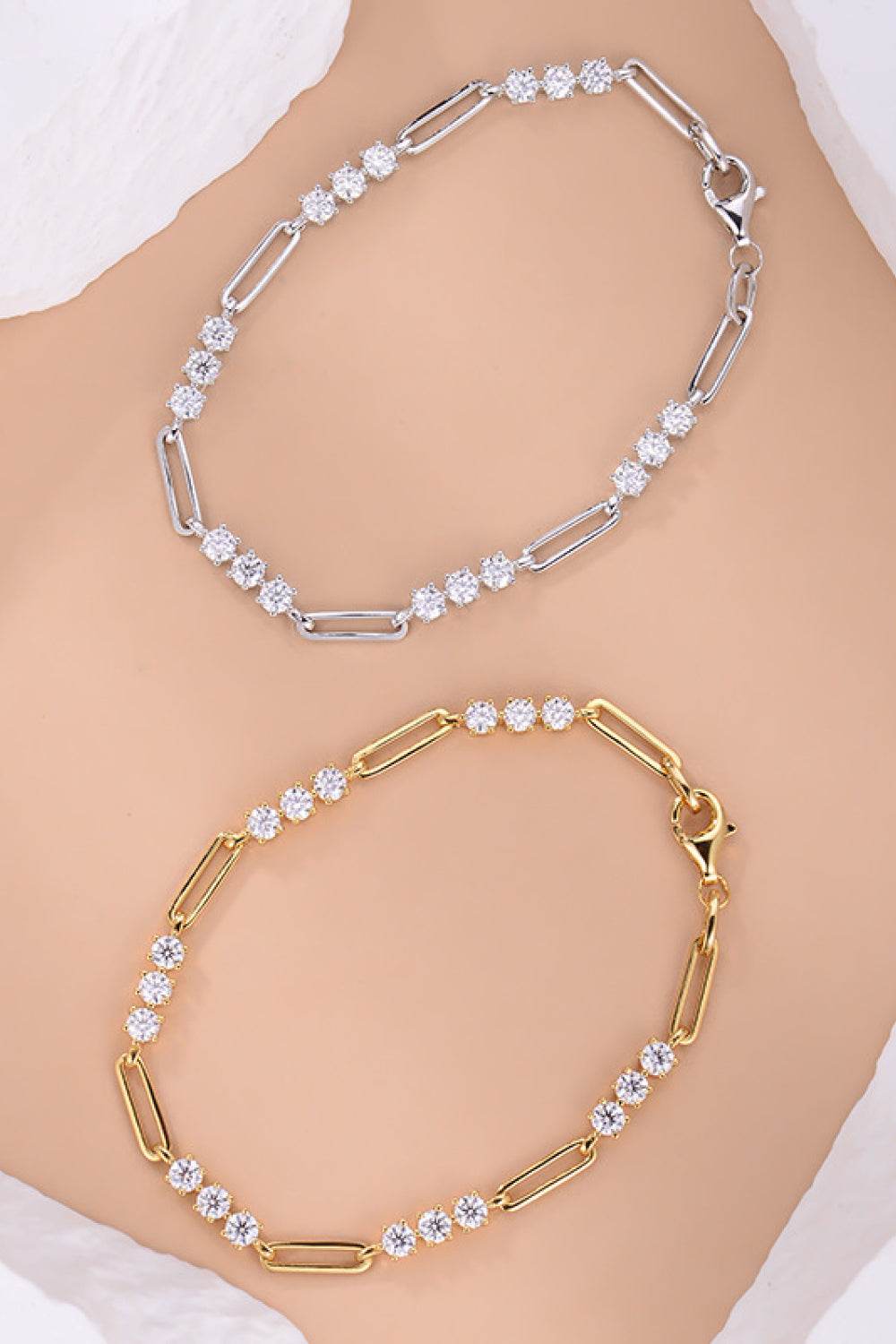 1.8 Carat Moissanite 925 Sterling Silver Bracelet - Swiss Jewellers