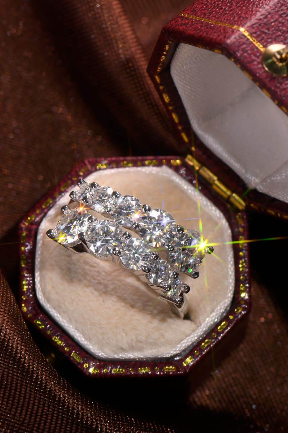 Adored Moissanite 925 Sterling Silver Ring - Swiss Jewellers