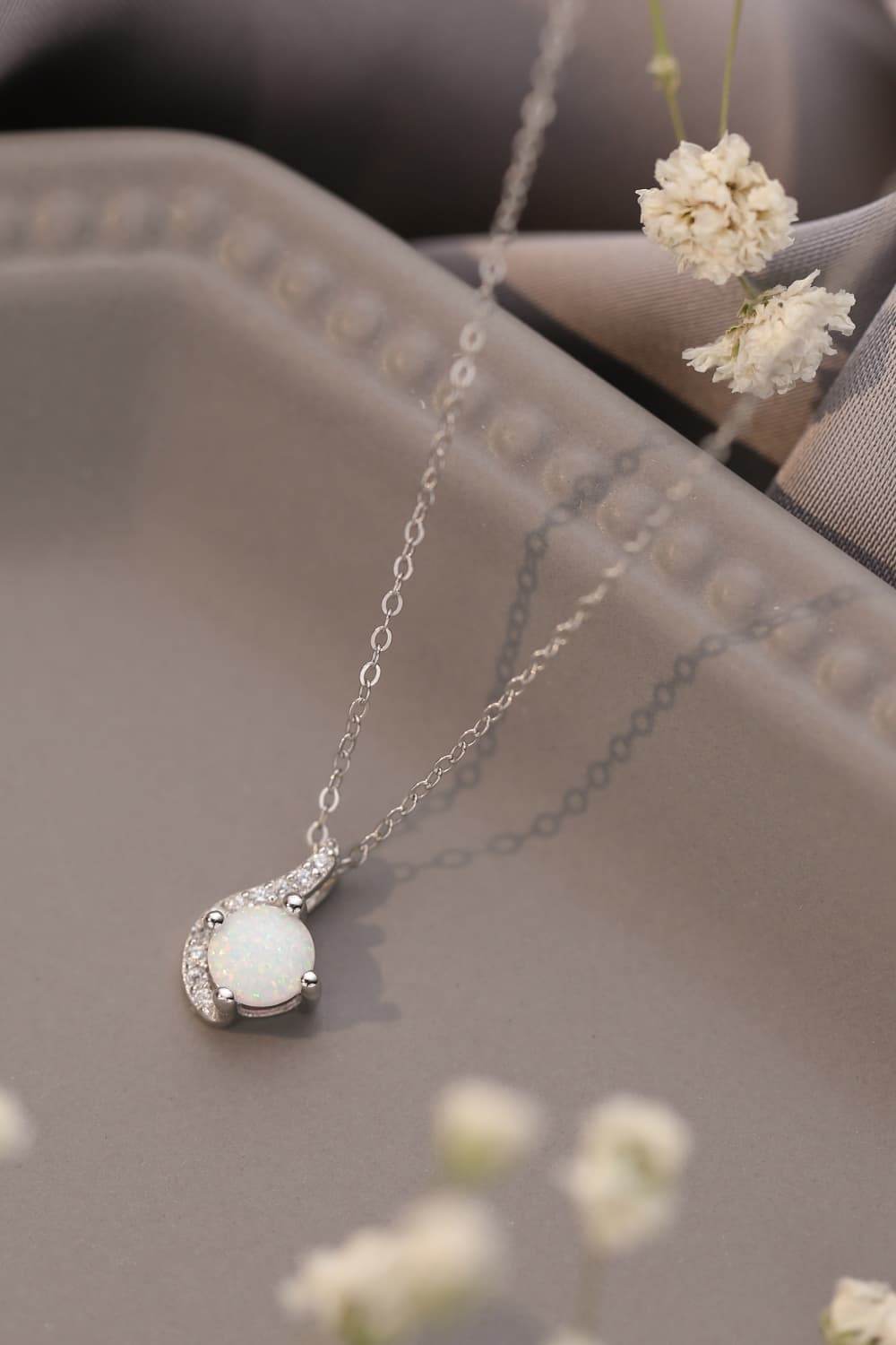 Sweet Beginnings Opal Pendant Necklace - Swiss Jewellers