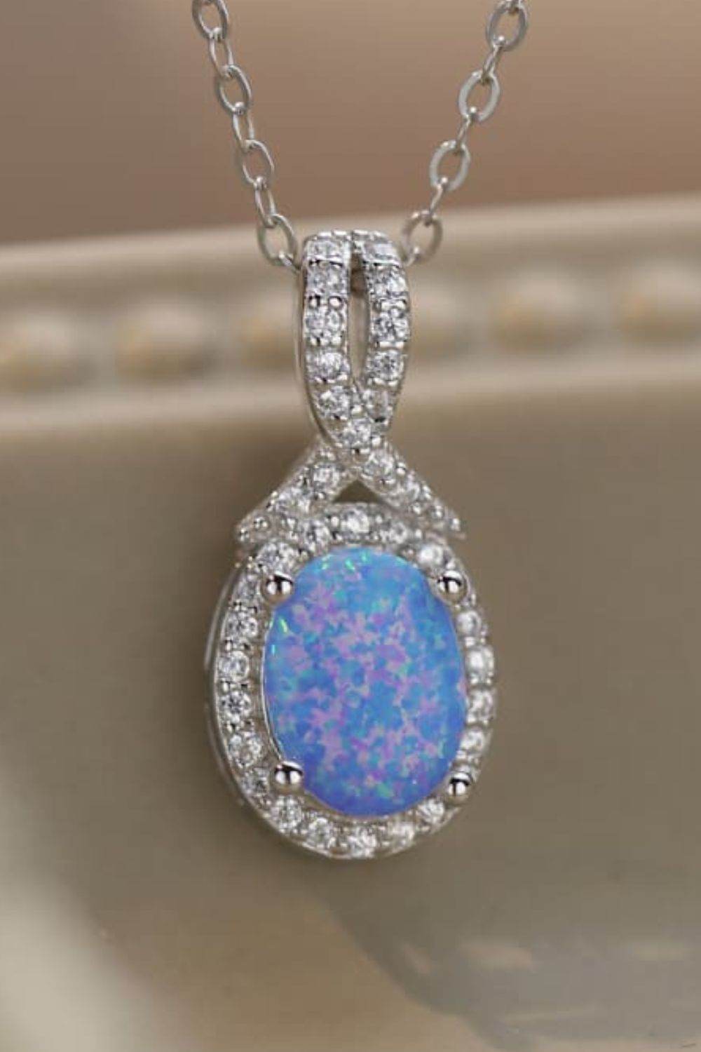 Feeling My Best Opal Pendant Necklace - Swiss Jewellers