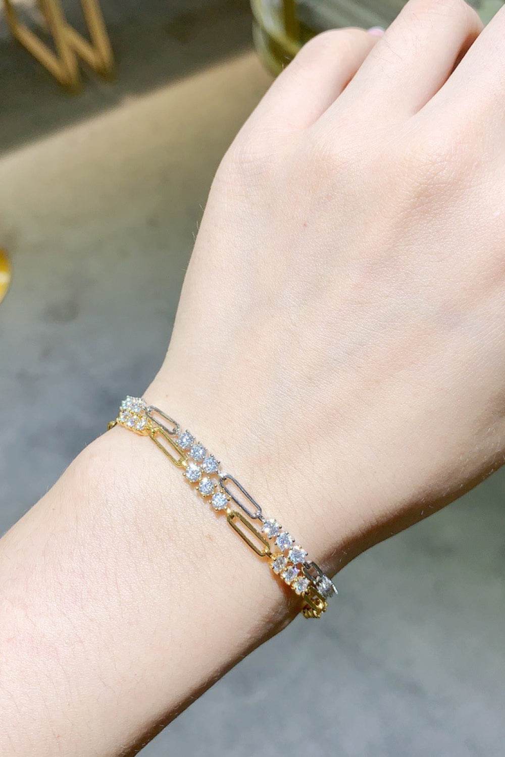 1.8 Carat Moissanite 925 Sterling Silver Bracelet - Swiss Jewellers