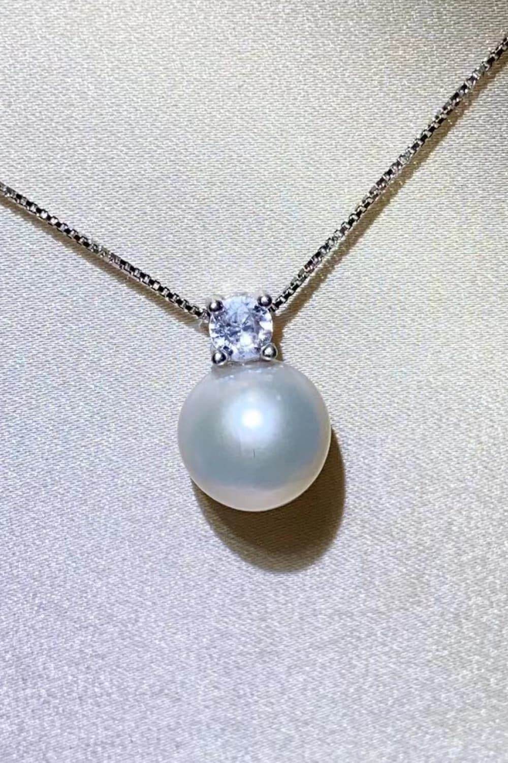 Freshwater Pearl 925 Sterling Silver Necklace - Swiss Jewellers