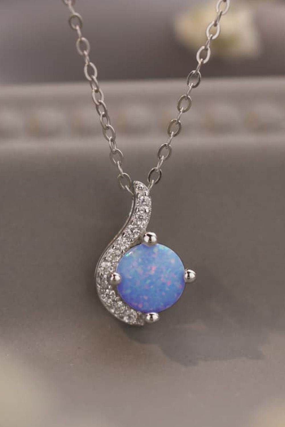 Sweet Beginnings Opal Pendant Necklace - Swiss Jewellers