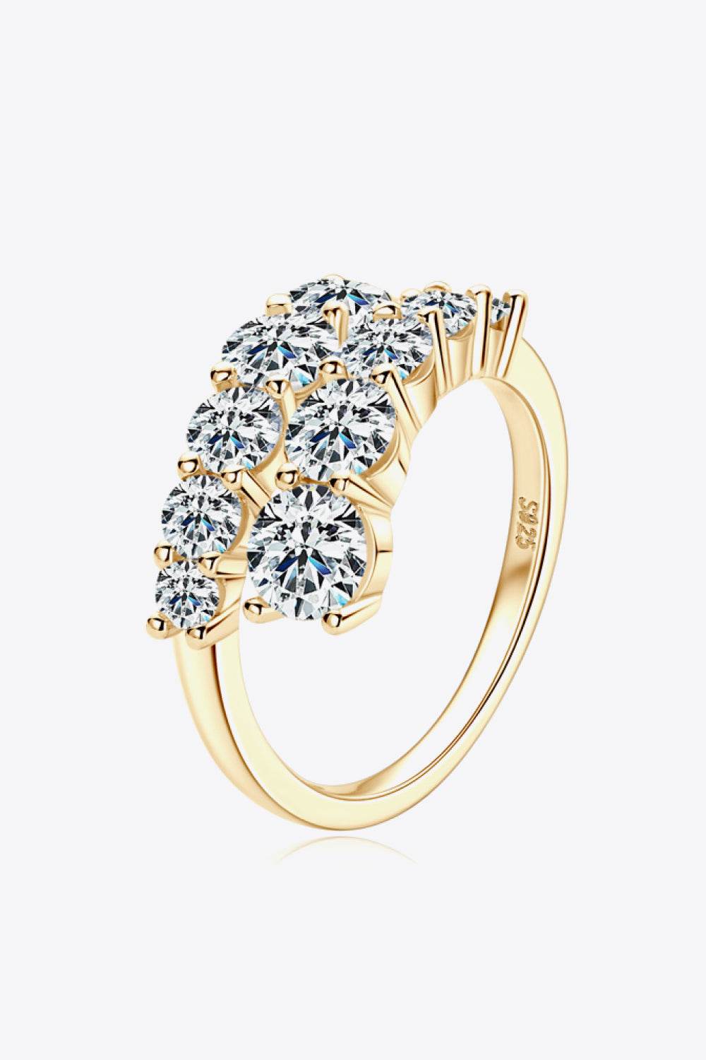 Adored Moissanite 925 Sterling Silver Ring - Swiss Jewellers