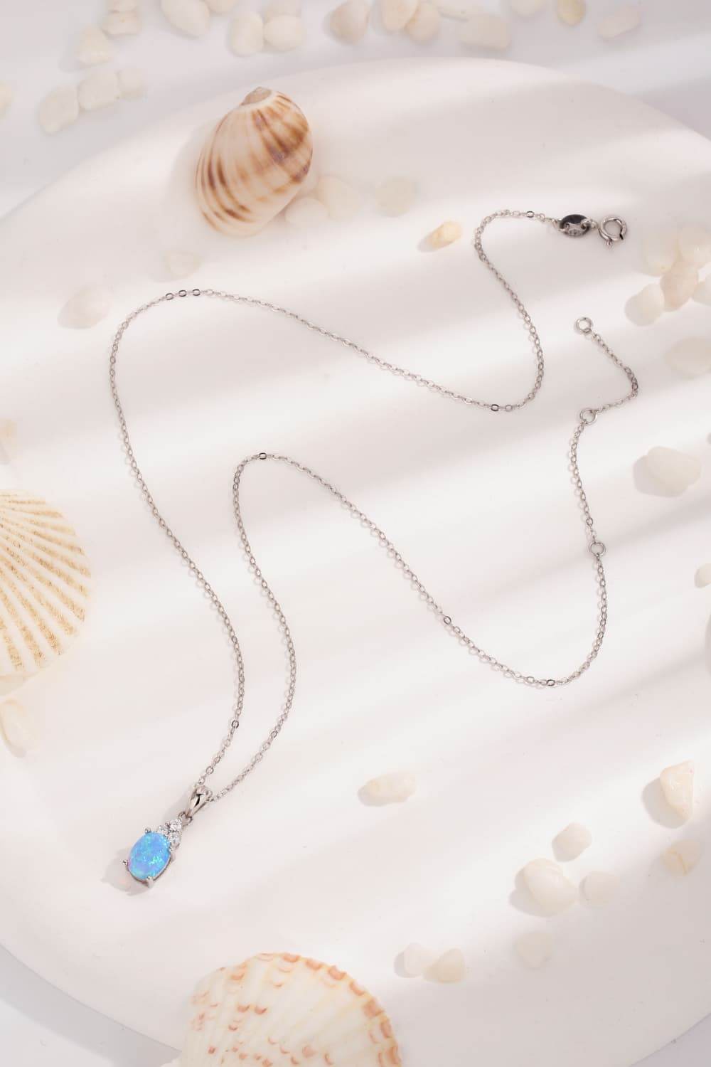 Find Your Center Opal Pendant Necklace - Swiss Jewellers