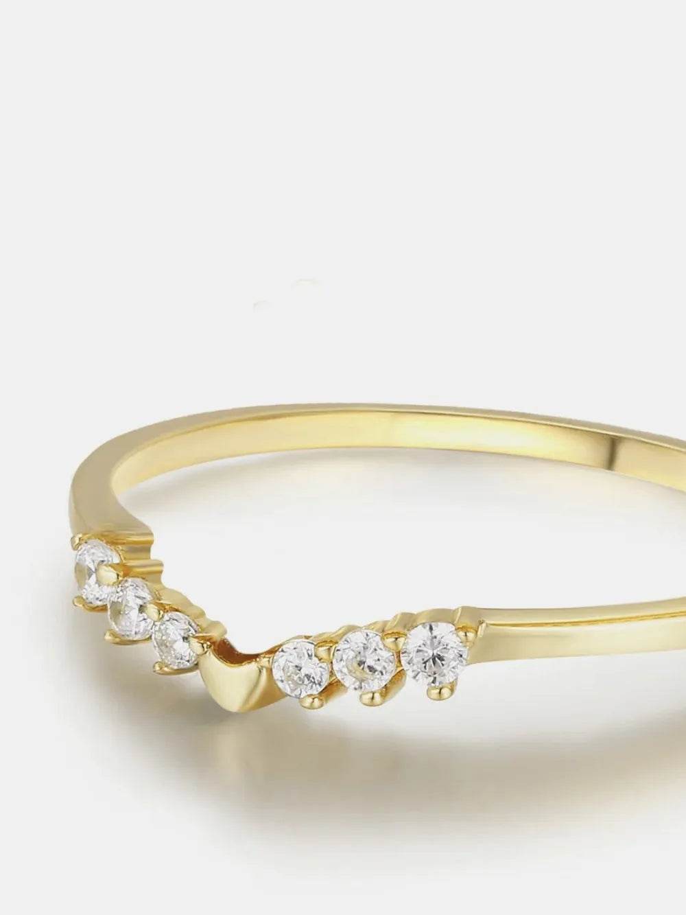 925 Sterling Silver Inland Zircon Ring - Swiss Jewellers
